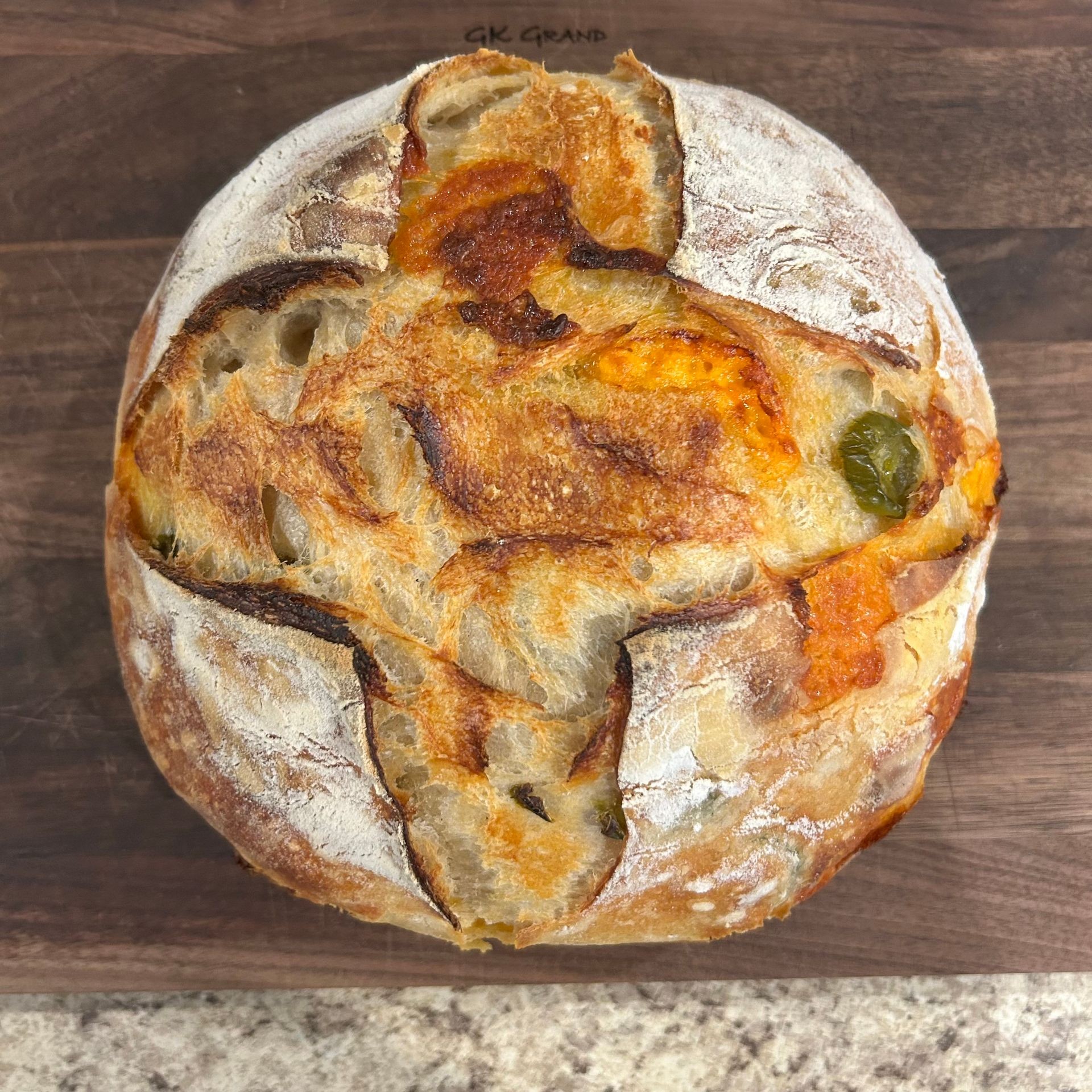 Cheddar Jalapeño Sourdough